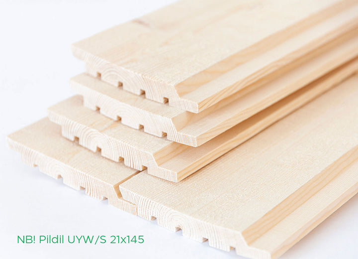 Välisvoodrilaud UYW/S saepinnaga 21x195x6000