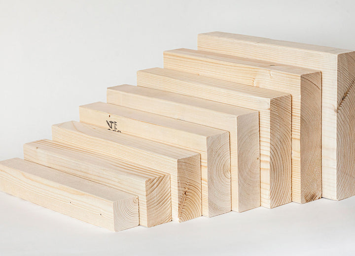 Tugevussorteeritud höövelpruss 95x145x3900 C24 (mänd) - Natural Professional
